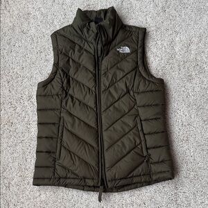 The North Face Women's Dark Green Quilted Vest